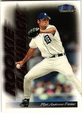 1999 Fleer Tradition  Rookie Flashback #1 RF Matt Anderson Detroit Tigers