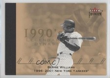 2002 Fleer Premium Legendary Dynasties Gold 188/300 Bernie Williams #35LD 1k2s