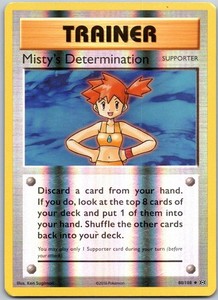Misty's Determination 80/108 XY Evolutions Reverse Holo