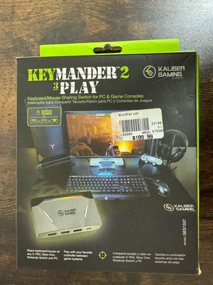 IOGEAR KeyMander 2 3Play Keyboard/Mouse Sharing Switch for PC & Game Consoles