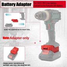 For YATO 18V Li-Ion Battery Adapter To Fits For Parkside 20V Power Tools