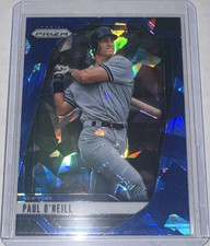 Panini 2025 Prizm Blue Cracked Ice Paul O'Neill #139 Yankees Baseball
