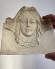 Vintage Lucite Medusa Like Goddess Relief Display Greek Roman Acient Style
