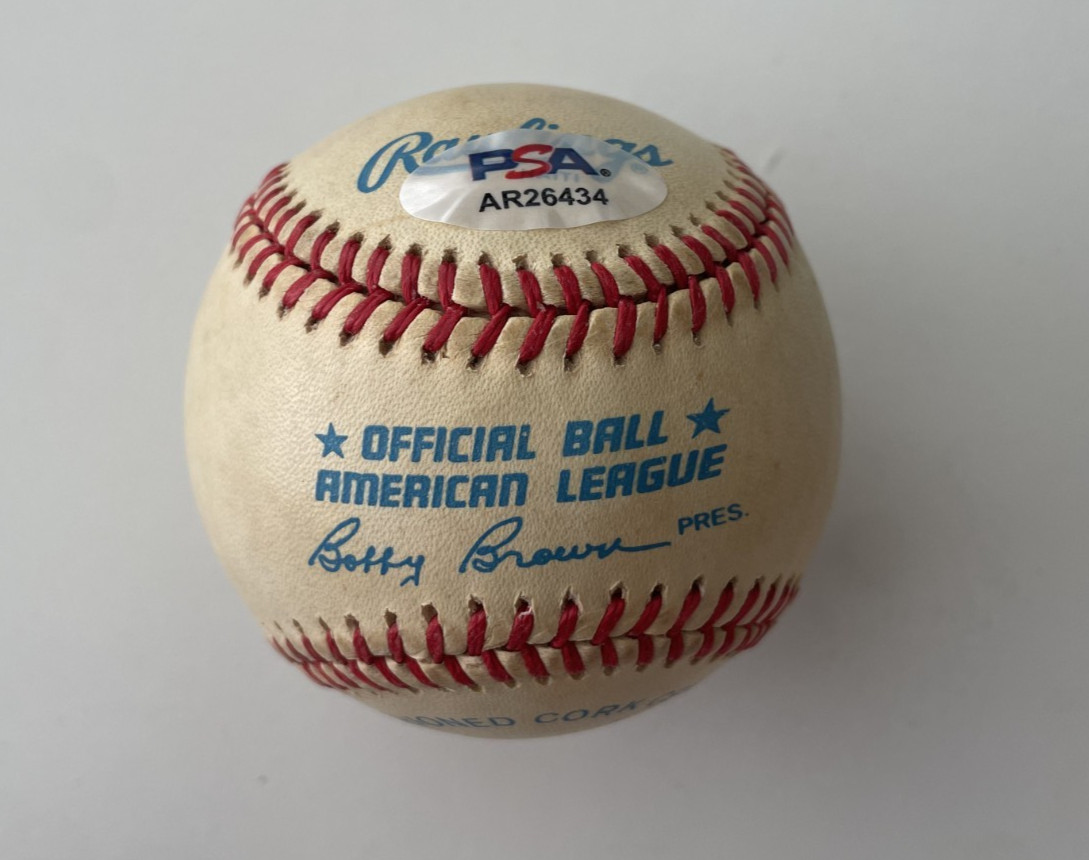 Frank Robinson HOF Autograph Auto Official Baseball PSA Certified view 2
