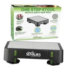 Small Step Stools for Adults - Small Mobility Aid for Seniors - Portable Heavy 