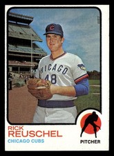 1973 Topps Rick Reuschel #482 NM Chicago Cubs Rookie