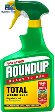 Roundup Total Fast Action Weed Killer, 1 Litre 7.99 per litre