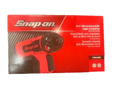 Snap-on CTS861MDB 14.4V MicroLithium Brushless Toggle Screwdriver Red Black