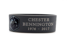 CHESTER BENNINGTON - Pulsera Conmemorativa Linkin Park Música Rock Pulsera Punk NUEVA