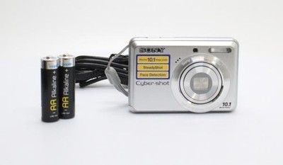 Sony CyberShot 10.1 MP Digital Camera 3x Zoom - MS Duo - Silver