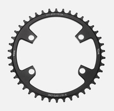 110BCD Bike Chainring 42T 176mm Diameter Round Aluminum Narrow Wide Tooth Black