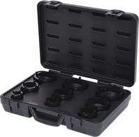 KS Tools 450.5000 Nutmuttern-SchlüSsel-Satz, Zapfen Aussen Liegend, 9-Tlg