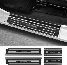 4PCS Door Sill Protector for Jeep Wrangler JL JLU 2018-2025 2026 Gladiator JT