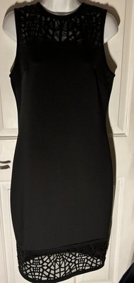 Thalia Sodi | Women s Sz Small Black Dress Stretch Body Con Cut Outs Sleeveless