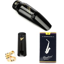 Vandoren SM711 Optimum Series Alto Saxophone Mouthpiece, Ligature, and Reeds