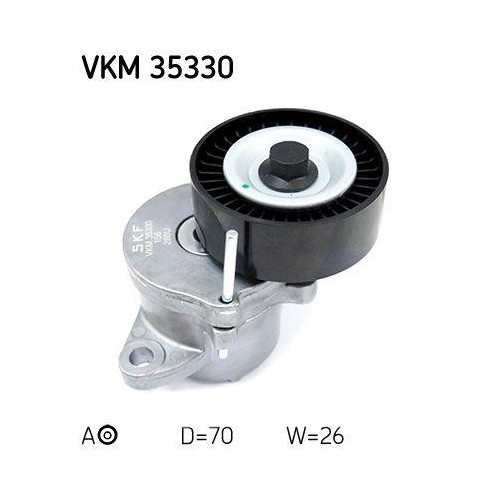 Riemenspanner Keilrippenriemen SKF VKM 35330 FüR Opel Vauxhall Chevrolet Mitte-image
