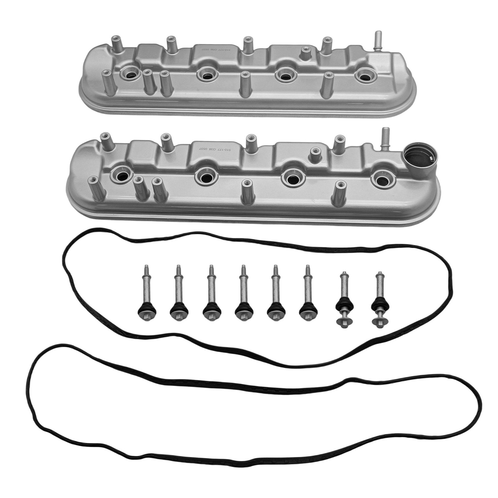 2PCS Valve Cover For 2009-2013 Chevrolet Corvette ZR1 2012-2015 Camaro ZL1 CTS