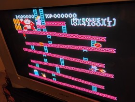 Donkey Kong (NES 1986) Arcade Classics Series 5-Screw Five Nintendo Black Box