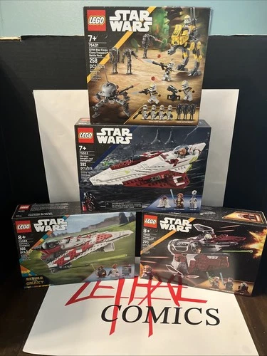 Lego Star Wars Ships & Clone Troopers 75401, 75333, 75388, & 75431 Sealed