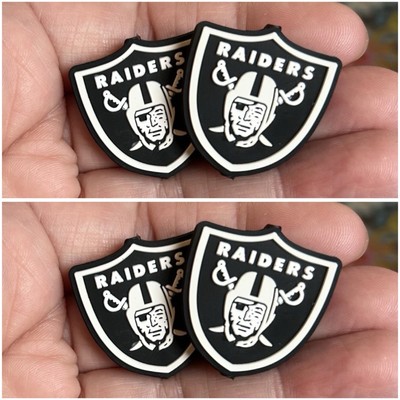 4 Piece LAS VEGAS Football Team Silicone Focal Beads DIY Jewelry Pens+