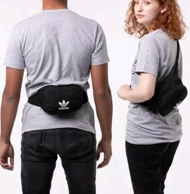 Adidas Sport Pack Men's Waist Fanny Pack Crossbody Bag Black