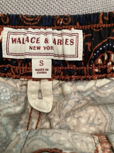Wallace & Barnes J Crew Sz S Dock Shorts Patchwork Batik Print - Bild 3 von 4
