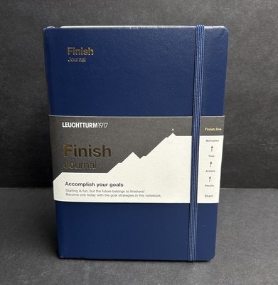 Leuchtturm 1917 A5 Finish Journal Planer Hardcover Marine 220 Seiten NEU *LESEN
