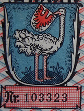 GERMANY  1921` - STADT  STRAUSBERG - 1/2 Mark - AU/UNC - GrM 1281.1 - WATERMARK