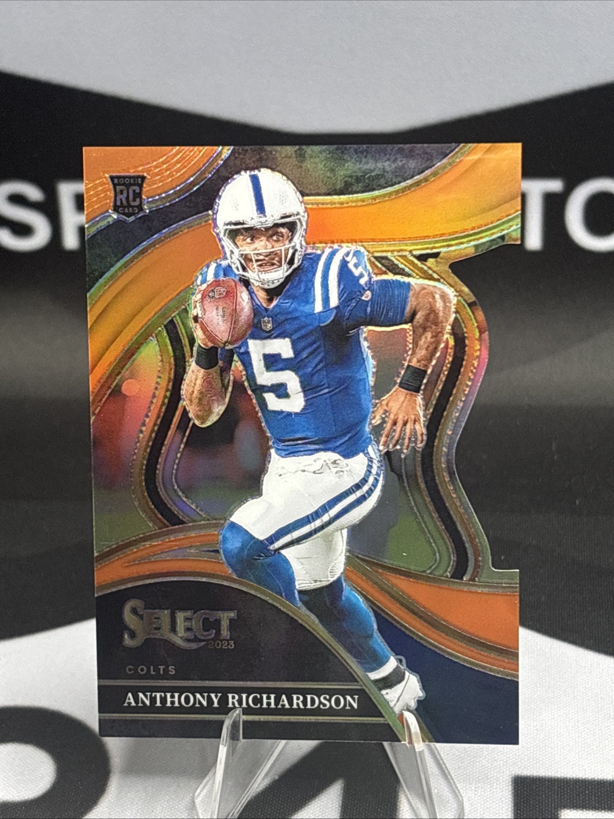 2023 Panini Select - Club Level Anthony Richardson #297 Copper Prizm Die-Cut...