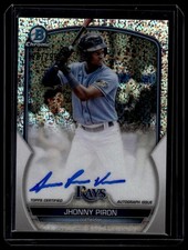 2023 Bowman Chrome #CPA-JPN Jhonny Piron Auto Speckle Refractor #/299