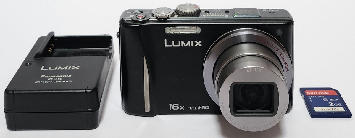 Panasonic Lumix DMC-ZS10 14.1MP Digital Camera Black Tested Dots
