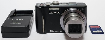 Panasonic Lumix DMC-ZS10 14.1MP Digital Camera Black Tested Dots