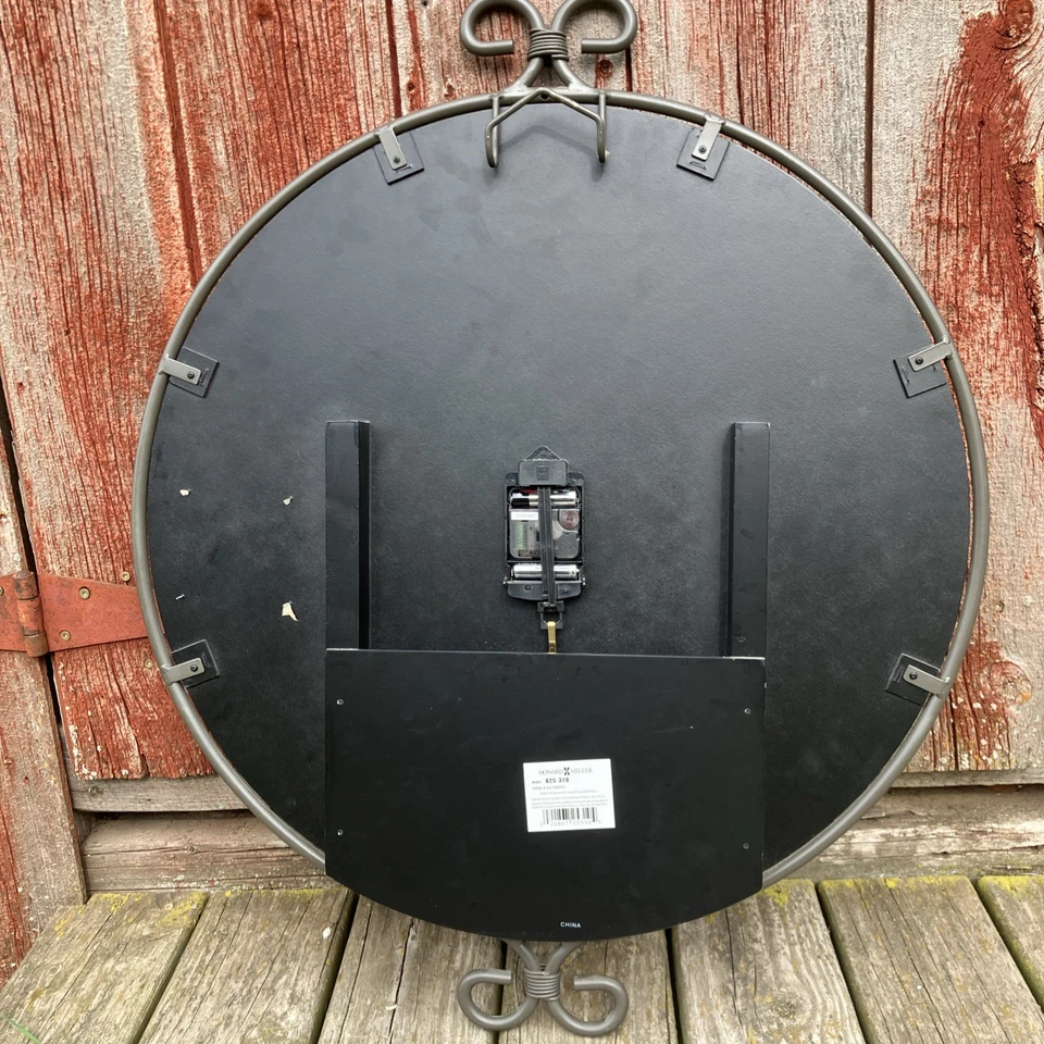 Reloj de pared Howard Miller Magdalen, latón antiguo - 625310 Foto 2 de 4