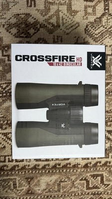Vortex Crossfire HD 10x42 Binocular, GlassPak Case & Harness CF-4312