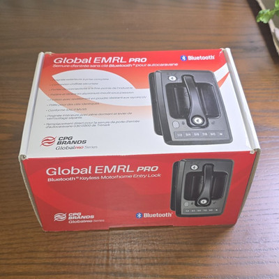 CPG Brands Global EMRL Pro Bluetooth Keyless Entry Door Lock Keypad, Black