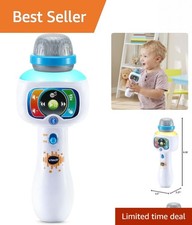 Bluetooth Karaoke Microphone for Ages 2-5 with Exciting Light Effects and Songs