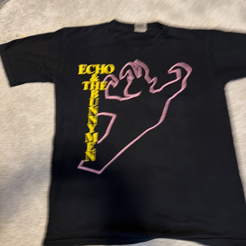 Vintage 1988 Echo and the Bunnymen Tour T-Shirt, Size XL (Fits Smaller See Desc)