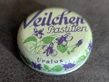 Alte Blechdose Jugendstil Pastillen Veilchen Uralus