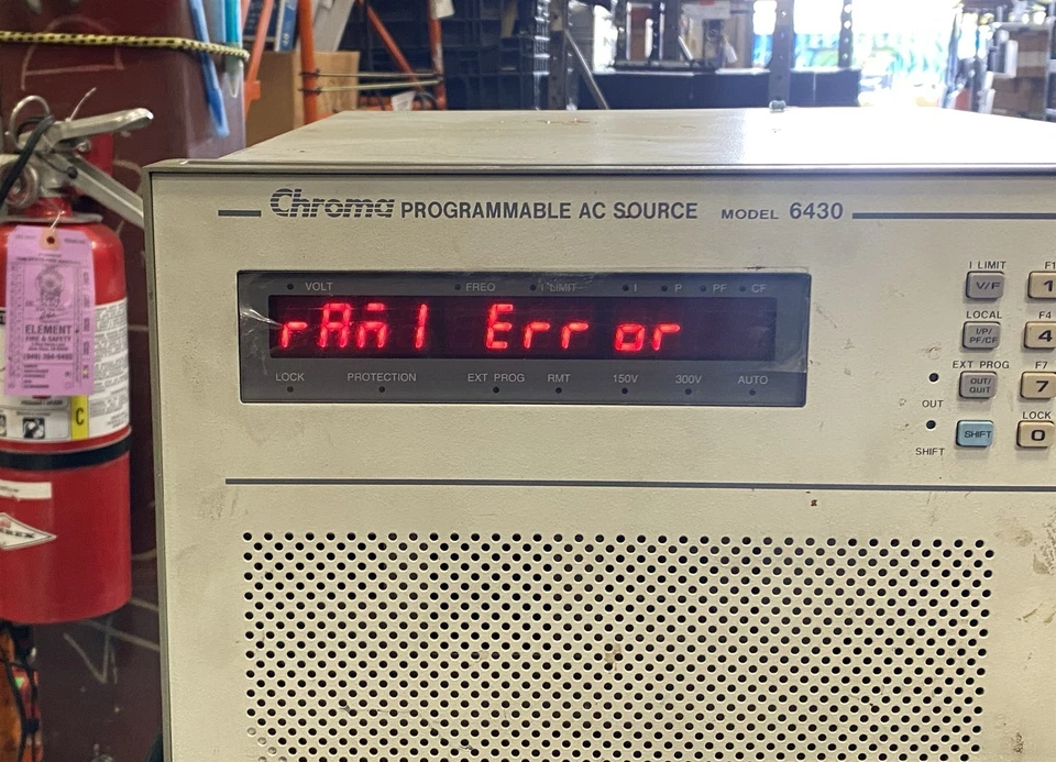 Chroma 6430 Programmable AC Power Source 0-150/0-300V 3000VA PARTS - Image 3 of 4