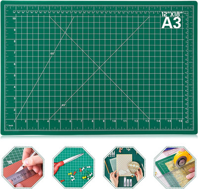 Self Healing Sewing Mat, 12Inch X 18Inch Rotary Cutting Mat Double Sided 5-Ply C