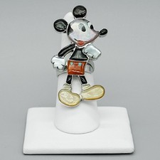 ZUNI-STERLING  & MULTI-STONE INLAY MICKEY MOUSE RING-DON DEWA-SIZE 7