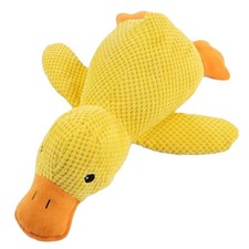 Calming Duck Toy for Dog, Quack-Quack Dog Chew Toy, Stuffed Animal Yellow Duck