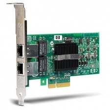 HP NC360T PCIe 2 Port Gigabit Adapter 412651-001 w/ Full bracket