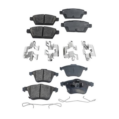 Front and Rear Ceramic Brake Pad Set For 2006-2007 Mazda 6 4-Wheel Set