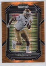 2023 Panini Prizm Draft Picks Orange Pulsar Prizm 23/49 Isaiah Foskey #183 0yw4