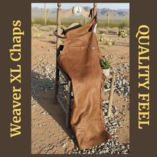 Weaver Leather Pocket Chaps- Work Or Show, Ranch Riding, Western, Ranch XL
