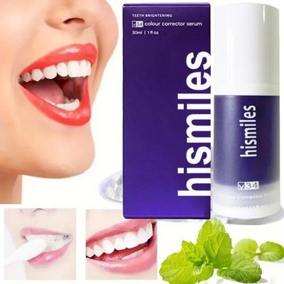 Hismile V34 Colour Corrector Zahnaufhellung Zahnpasta - Lila
