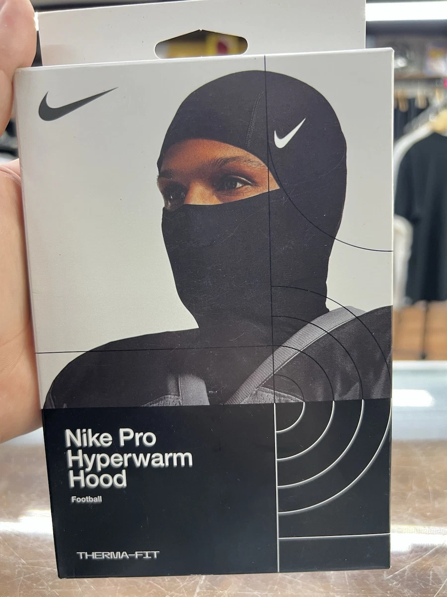 Nike Pro Therma-Fit Hyperwarm Hood Ski Mask Black Brand New | eBay