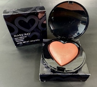Mary Kay 2 Baked Cheek Powder Coral Peach Kind Heart Compact Blush 6.5g NIB Rare