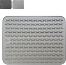Silicone Dish Drying Mat 40cm X50cm Silicone Drying Mat For Kitchen Counter